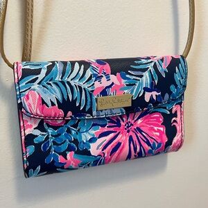 Lilly Pulitzer Vibrant Floral Crossbody Bag